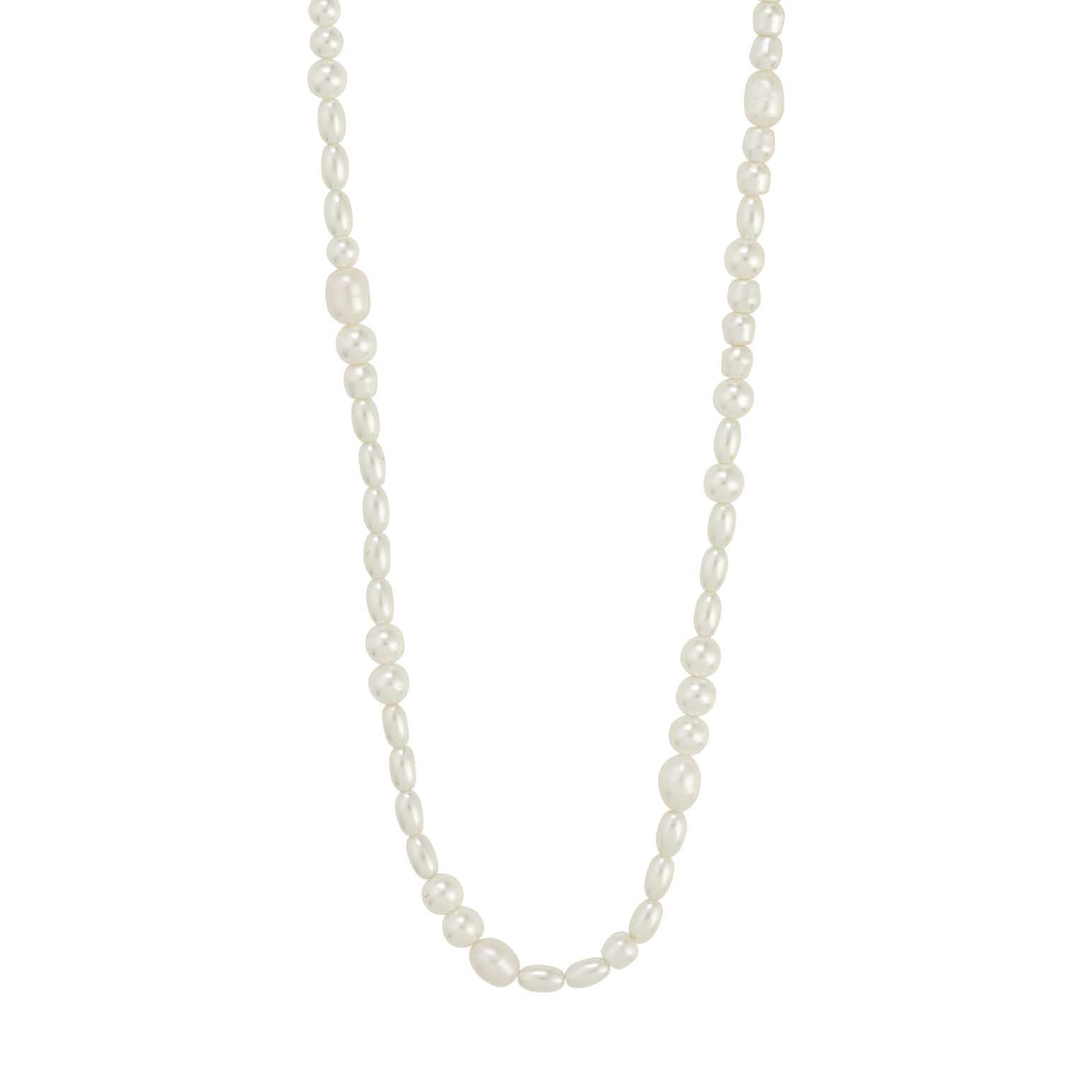 Pilgrim Elliana White Necklace - Gold Plated
